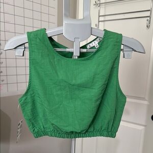 HYFVE Green Cropped Tank Top